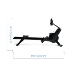 A close-up of the soft-touch ergonomic handle on the Rower NEW RW700 NordicTrack, emphasizing grip comfort