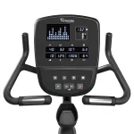 A detailed shot of the Bike U60 Upright Vision multi-position handlebars with integrated contact heart rate grips