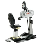 A person performing an upper-body workout on the SCIFIT PRO1 Upper Body Ergometer, highlighting its seated position and arm motion