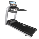 A person running comfortably on the Treadmill L7 Pro Sports Landice, showcasing its design