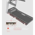 A visual diagram or close-up of the Treadmill L7 Pro Sports Landice Orthopedic Suspension System, highlighting its cushioning elements