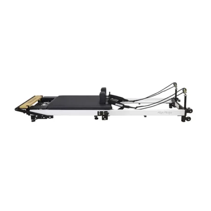 Align Pilates F3 Folding Reformer Machine unfolded in a home gym setting