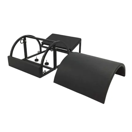 Align Pilates Modular Step Barrel and Arc spine corrector on a studio floor