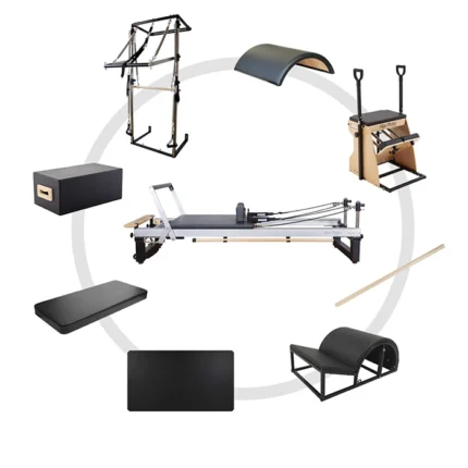 Align Pilates Rehab Studio Bundle with A8 Pro reformer and half cadillac tower
