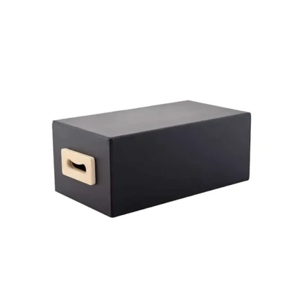 Align Pilates Sitting Box with black abrasion resistant vinyl upholstery and side handles