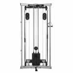 Anker 3 Functional Trainer Wall Mounted Functional Trainer in Platinum finish with 150lb weight stack