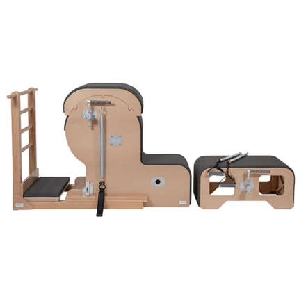 BASI Systems Barrel Set Pilates with beech wood frame and ladder platform