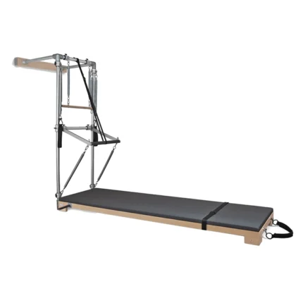 BASI Systems Pilates Wall Tower with vertical frame and attached springs
