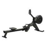 Centr Perform Series Rower showing the high-capacity fan housing and structural rail