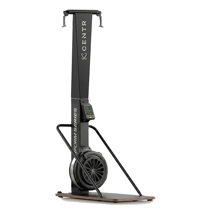 Centr Perform Ski Machine standing vertical frame with flywheel housing Centr Perform Ski Machine standing vertical frame with flywheel housing