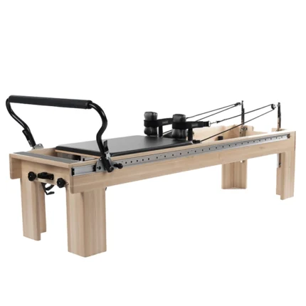 Clinical Pilates Reformer with Infinity Footbar in a physical therapy setting