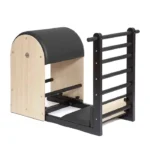 Elina Pilates Elite Steel Ladder Barrel with adjustable base and wooden rungs