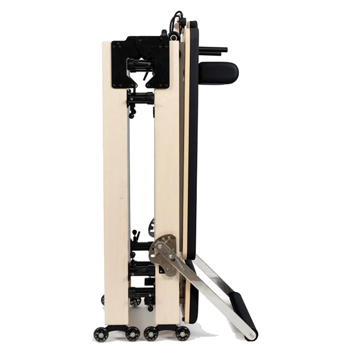 Elina Pilates Foldable Maple Home Reformer for Home in American maple wood Elina Pilates Foldable Maple Home Reformer for Home in American maple wood