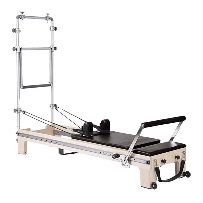 Elina Pilates Master Instructor Reformer with Tower in light American maple wood Elina Pilates Master Instructor Reformer with Tower in light American maple wood