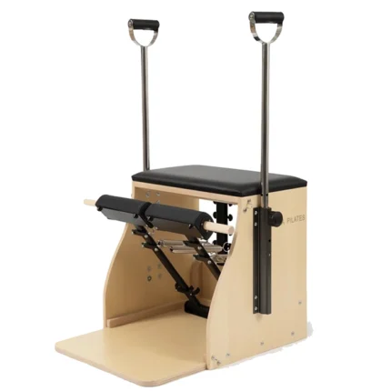 Elina Pilates Wood Combo Chair with Handles and adjustable spring system