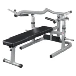 Flat Incline Bench Press Machine with independent converging arms in a home gym