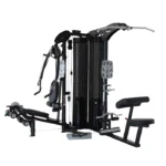 Front overview of the Inspire Fitness M5 Multi Gym set up in a professional training space