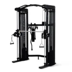 Front view of the CENTR 3 Home Gym Functional Trainer set up in a modern fitness room