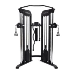 Front view of the Centr 2 Home Gym Functional Trainer installed in a spacious home fitness area