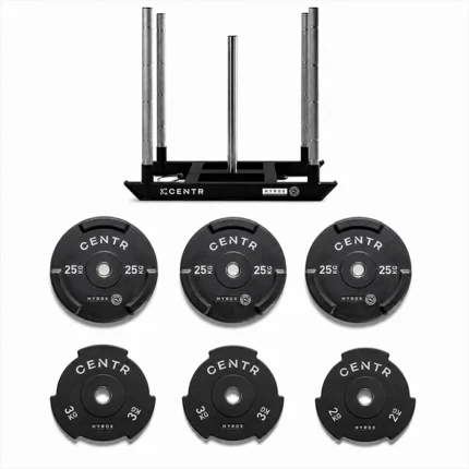 HYROX Competition Power Sled Bundle on an indoor turf field