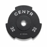 HYROX Official Competition Edge Bumper Plate with weight markings visible on the edge Official HYROX 3kg Edge Bumper Plate