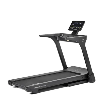 Inspire Series T5 Treadmill highlighting the 15-inch touch key LED console