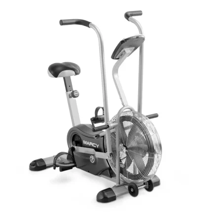 Marcy AIR-1 Deluxe Fan Bike with dual-action handles and large air resistance fan
