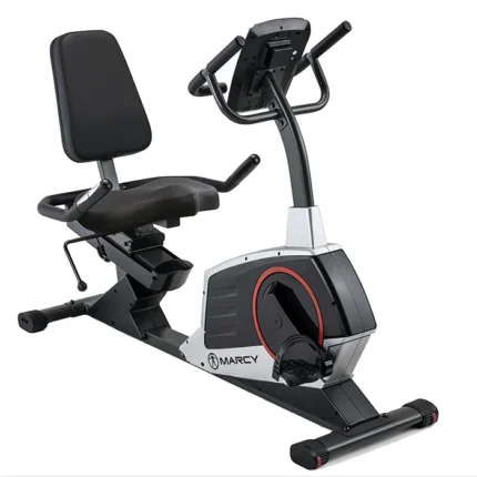 Marcy ME-706 Regenerating Magnetic Recumbent Bike with LCD display and cordless design
