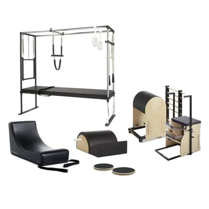 Merrithew Pilates Rehab Studio Bundle 2 featuring Cadillac and Stability Chair