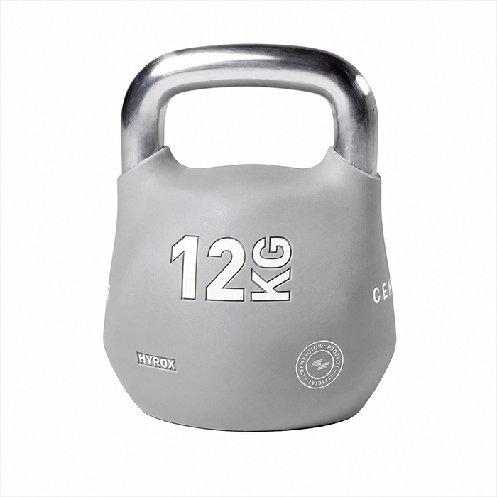 Official HYROX 12kg Octo Kettlebell weight showcasing the eight-sided shell Official HYROX 12kg Octo Kettlebell weight showcasing the eight-sided shell