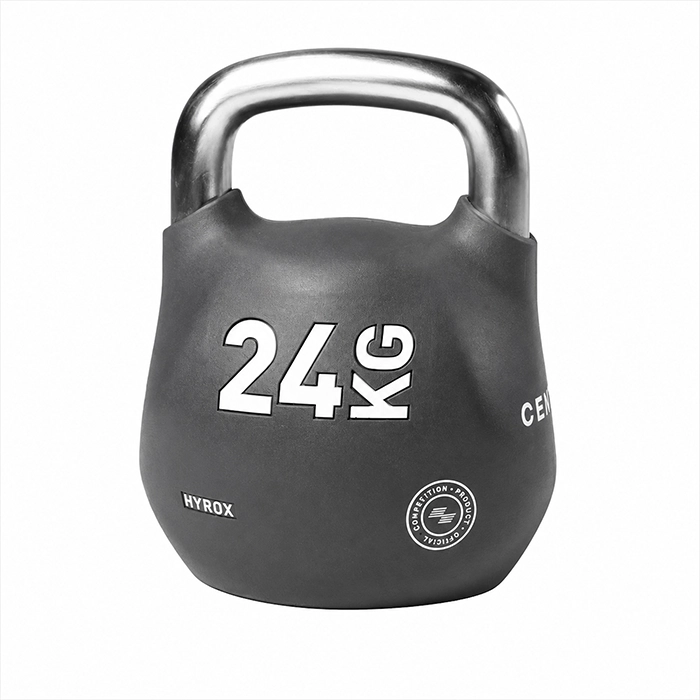 Official HYROX 24kg Octo Kettlebell weight showcasing the eight-sided shell Official HYROX 24kg Octo Kettlebell weight showcasing the eight-sided shell