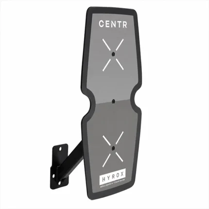Official HYROX Competition Rig Target with dual-height steel plates