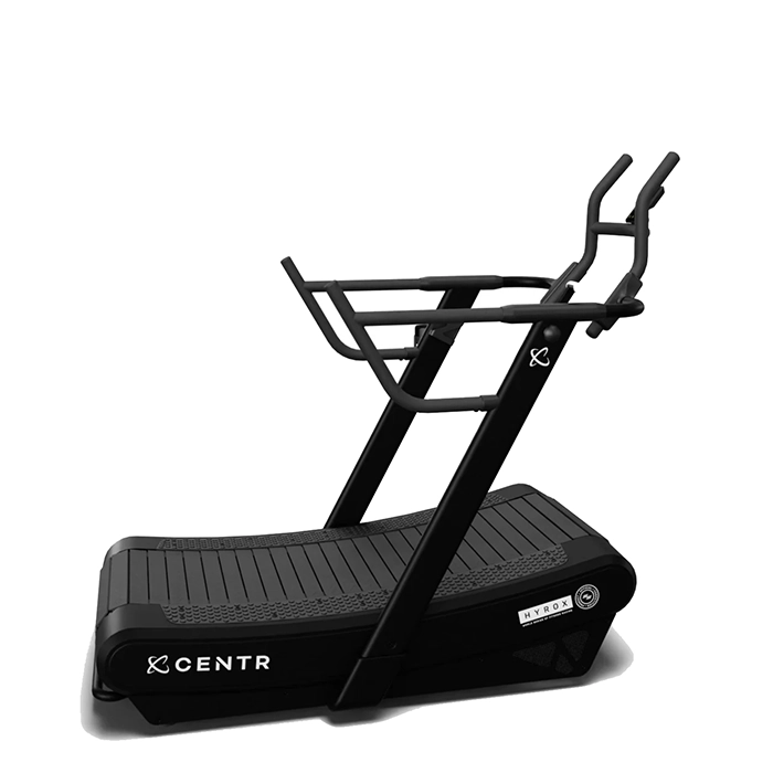 Official HYROX Perform Tread motorless curved treadmill with multi-position handlebars Official HYROX Perform Tread motorless curved treadmill with multi-position handlebars