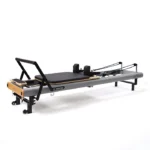 Peak Pilates fit Reformer Grey with Long Short Box accessory and aluminum rail frame
