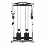 Platinum ANKER 7 Wall Mounted Functional Trainer 200 with 200 lb weight stack in a home gym