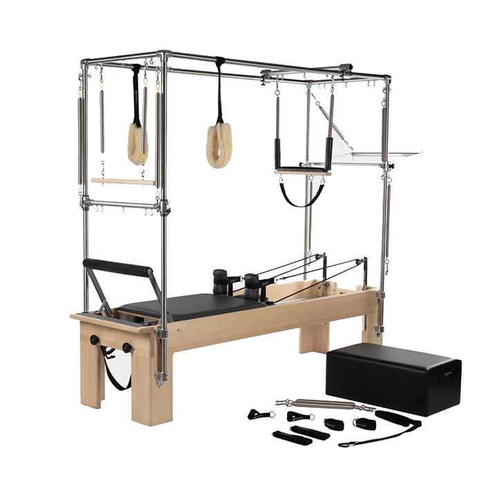 Reformer Trapeze Combination Pilates with hardwood frame and metal canopy Reformer Trapeze Combination Pilates with hardwood frame and metal canopy