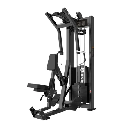 Skelcore Power Series Seated Low Row Commercial Seated Low Row machine with pin-loaded weight stack