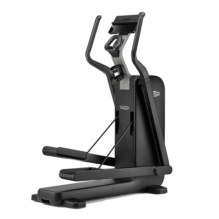 Technogym Compact Elliptical in a modern living room showing its space-saving footprint Technogym Compact Elliptical in a modern living room showing its space-saving footprint