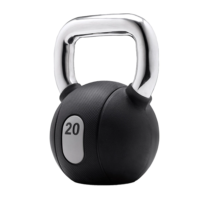 Technogym Kettlebell 24kg with polished stainless-steel handle and black rubber bell Technogym Kettlebell 24kg with polished stainless-steel handle and black rubber bell