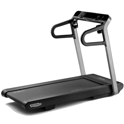 Technogym MyRun Compact Treadmill in a modern living room setting