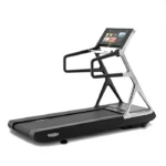 Technogym Run Personal Designer Treadmill with its elegant micro-polished steel finish