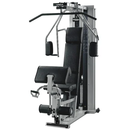 Technogym Unica Home Gym Aluminium with silver frame and black upholstery