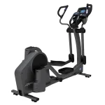 The Life Fitness Elliptical E5 Go Console, showcasing its sleek design and console