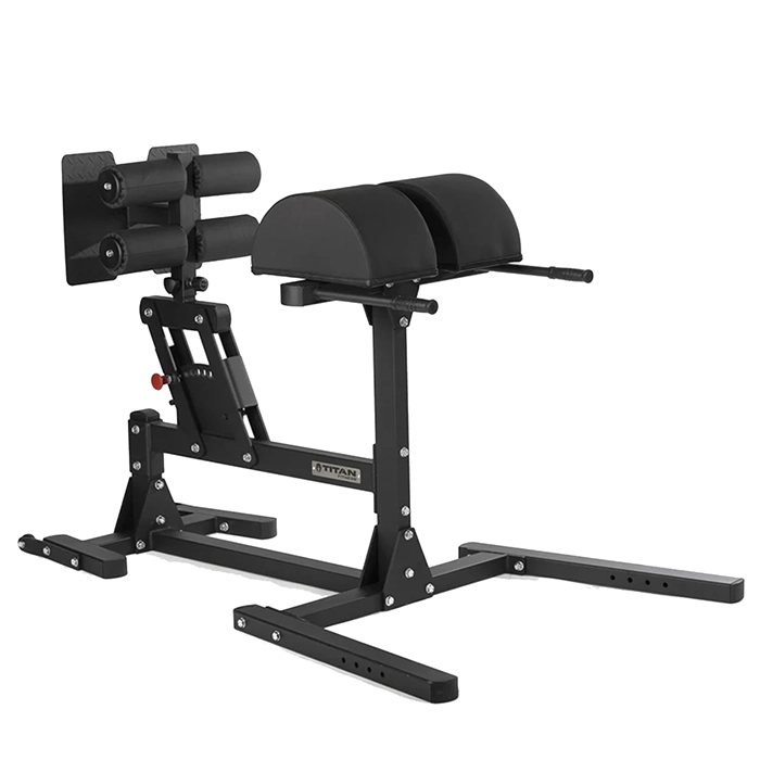 The Lower Body Glute and Hamstring Developer, showcasing its robust build and ergonomic design for posterior chain exercises The Lower Body Glute and Hamstring Developer, showcasing its robust build and ergonomic design for posterior chain exercises