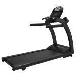 The Treadmill Run CX Life Fitness, showcasing its sleek design and console