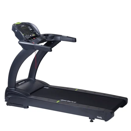 The Treadmill T645L Performance SportsArt, showcasing its commercial-grade design and console