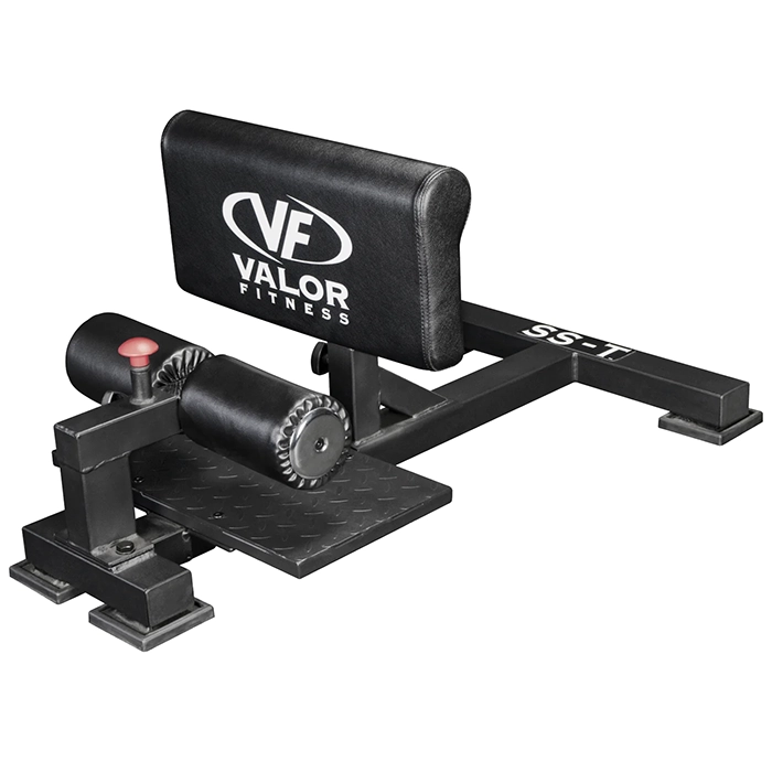 Valor Fitness Sissy Squat Machine SS T with adjustable calf pad and non-slip footplate Valor Fitness Sissy Squat Machine SS T with adjustable calf pad and non-slip footplate