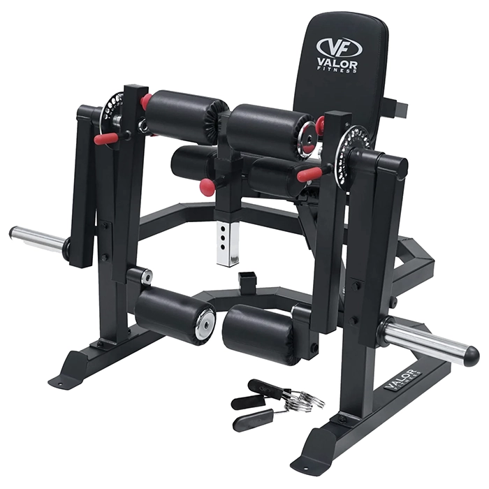 Valor Isolated Leg Extension Curl Machine with independent movement arms and steel frame Valor Isolated Leg Extension Curl Machine with independent movement arms and steel frame