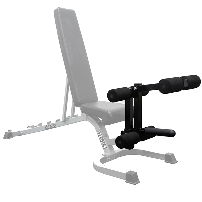 Valor Leg Curl Extension Bench Attachment with high-density foam rollers Valor Leg Curl Extension Bench Attachment with high-density foam rollers