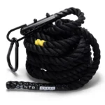 Youth athlete performing sled pulls with the HYROX Youngstars Power Rope